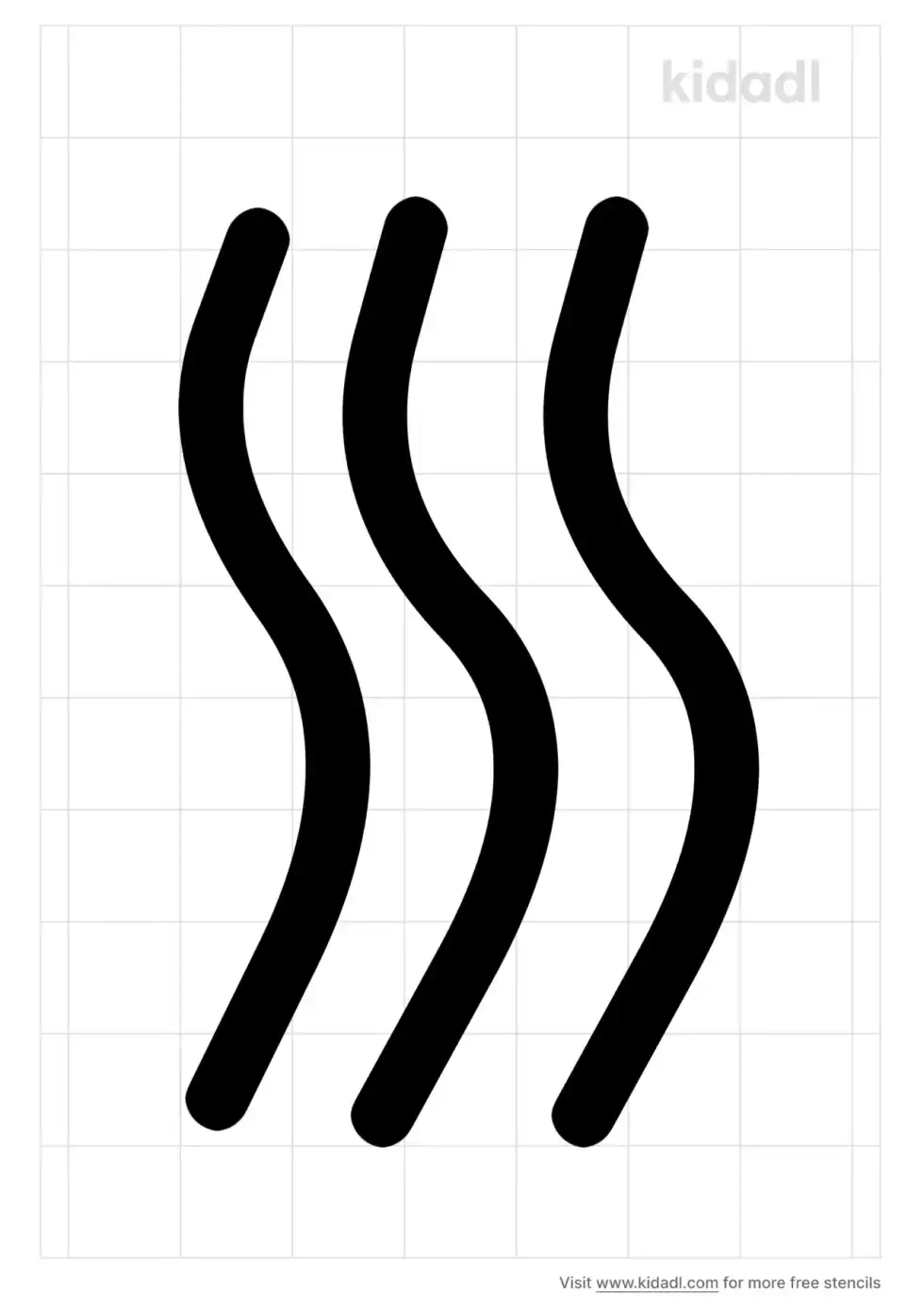 Curved Line Stencil