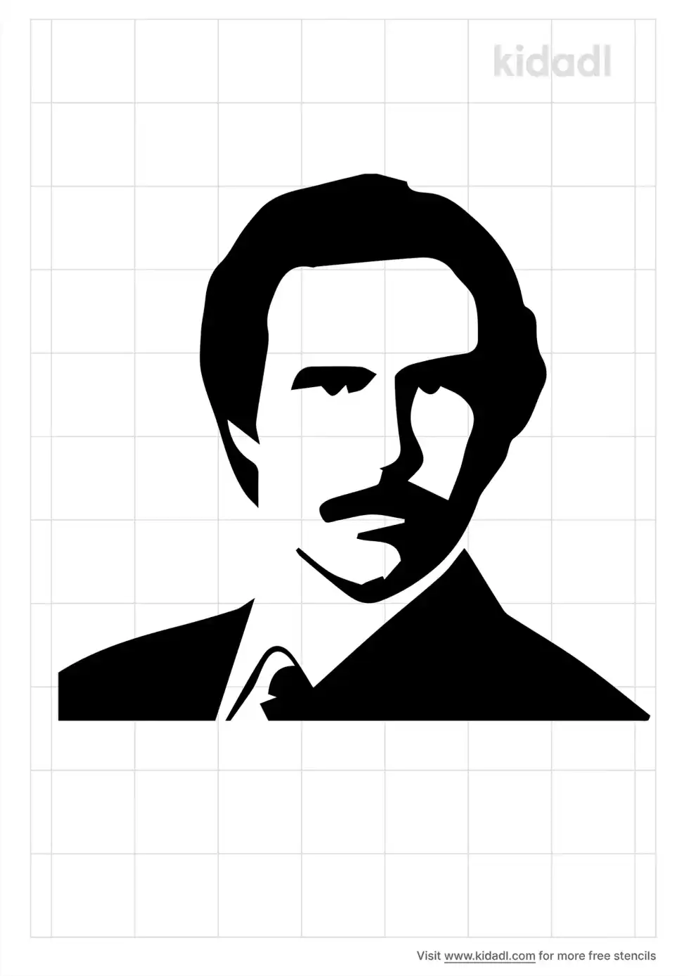 Ron Burgundy Stencil