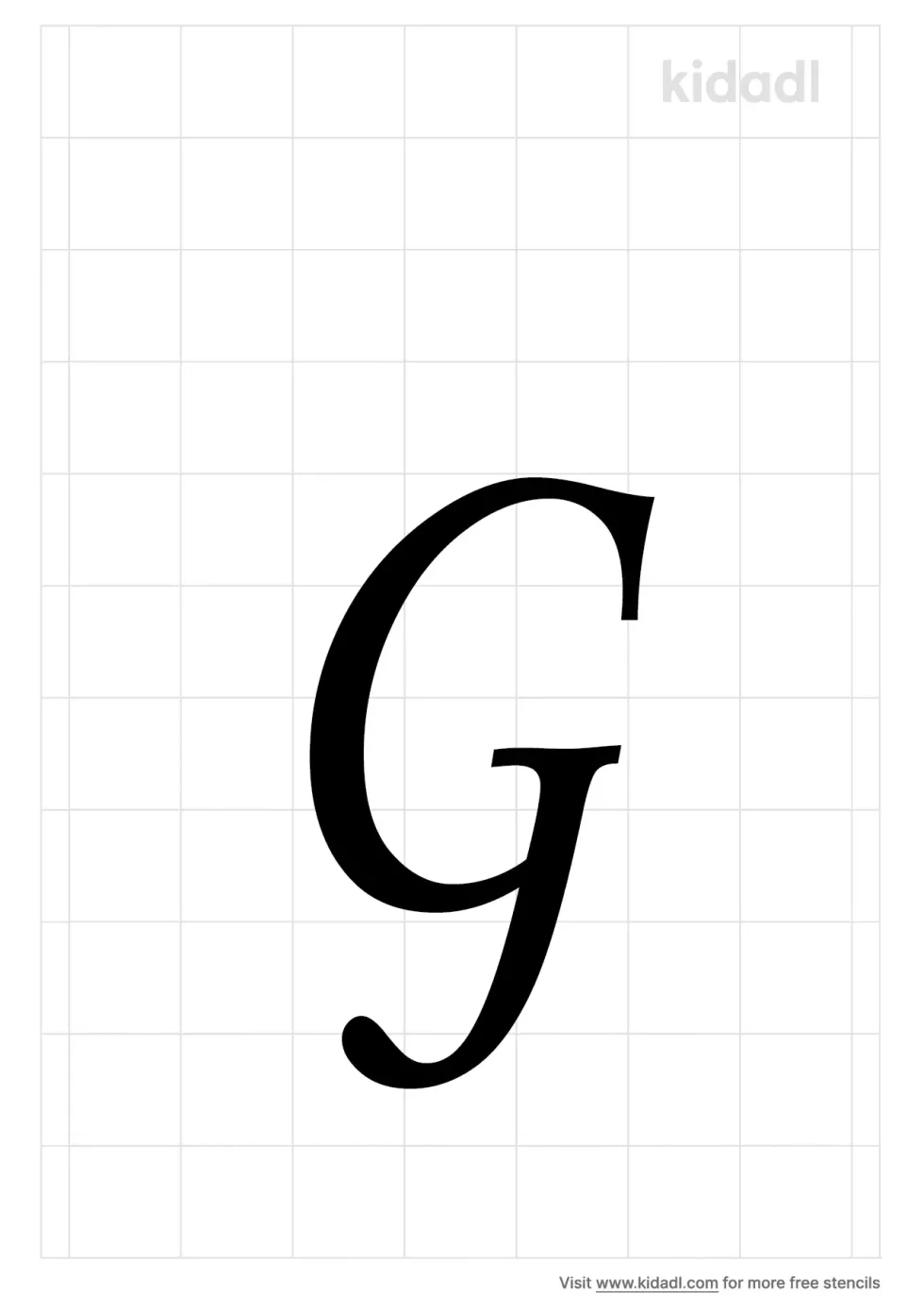 Cursive Letter G