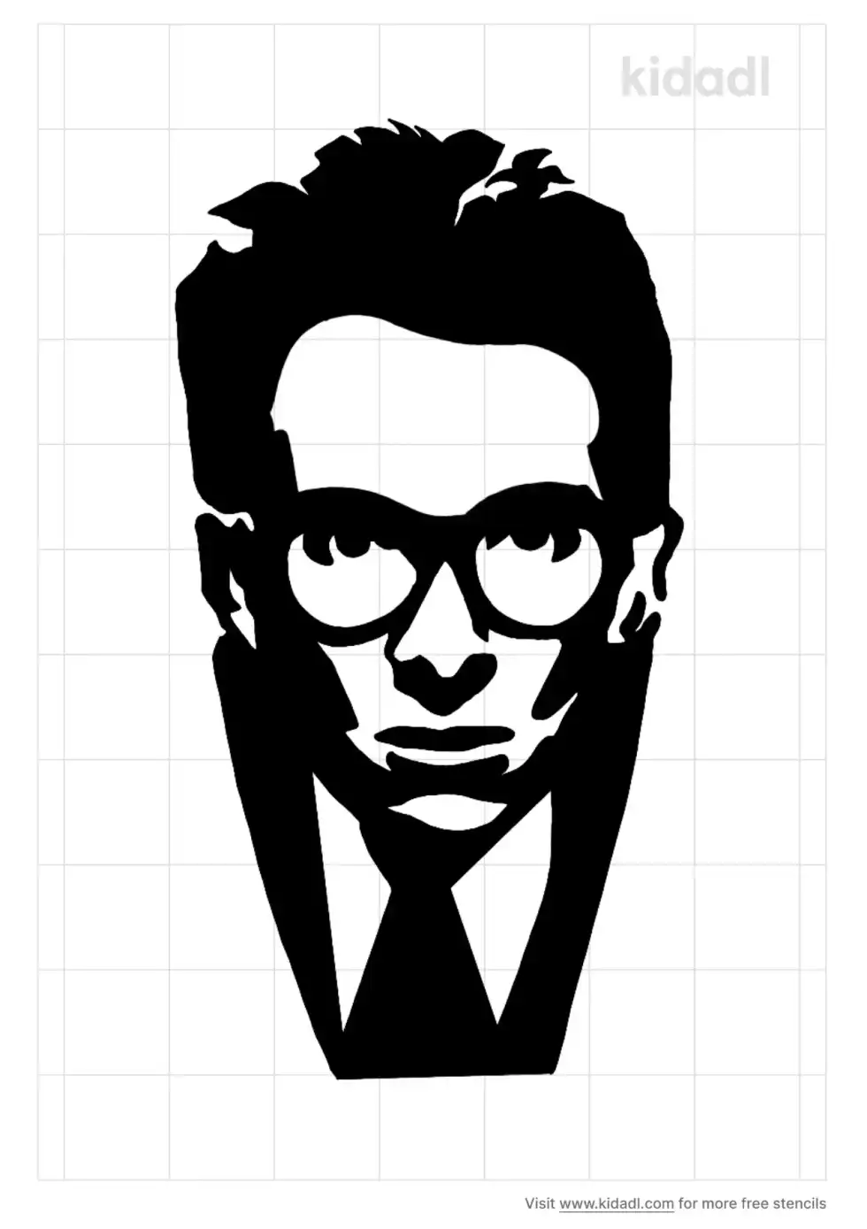 Elvis Costello Stencil