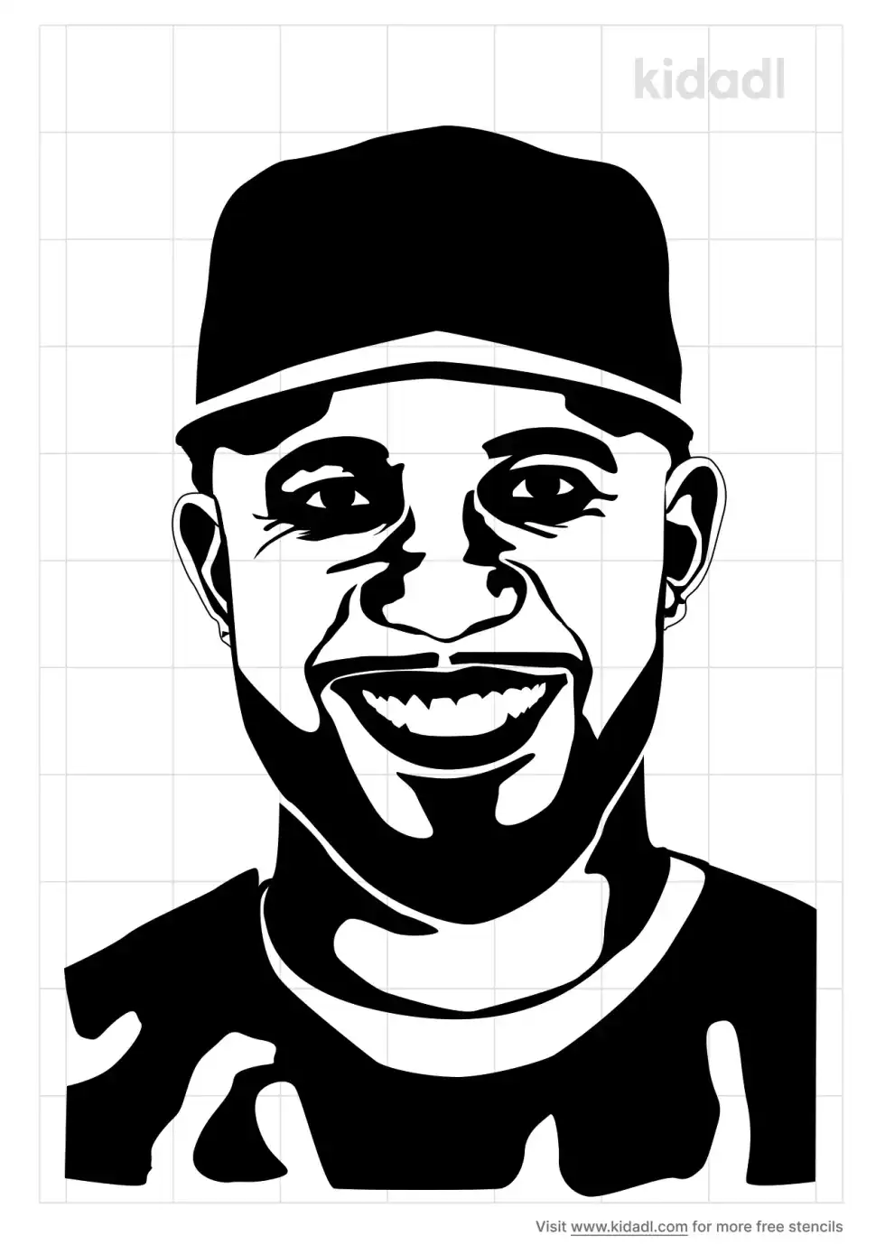 Elvis Andrus Stencil
