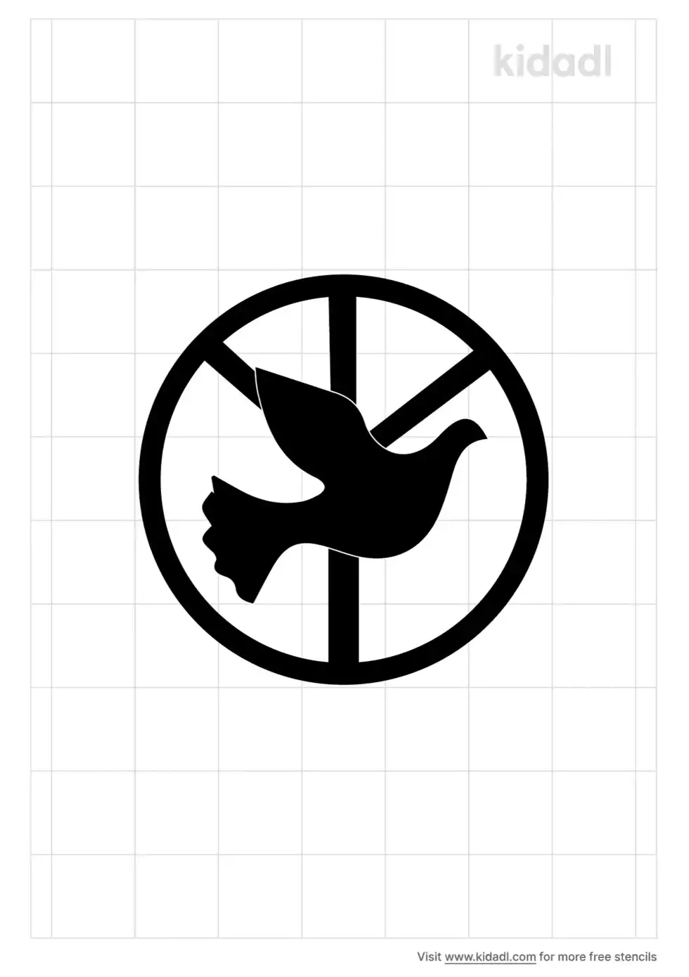 Day Of Peace Stencil