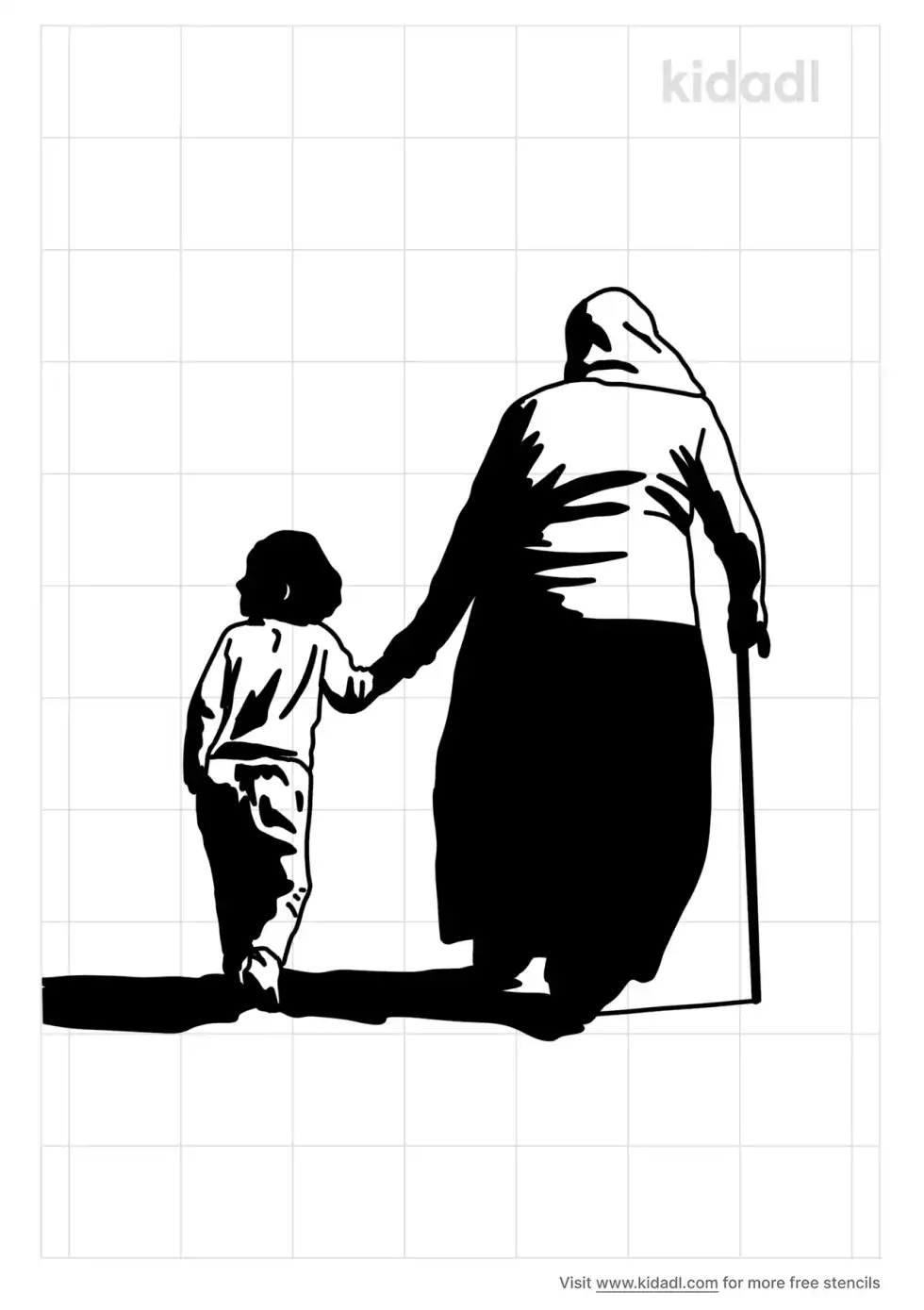 Dame Whina Cooper Stencil