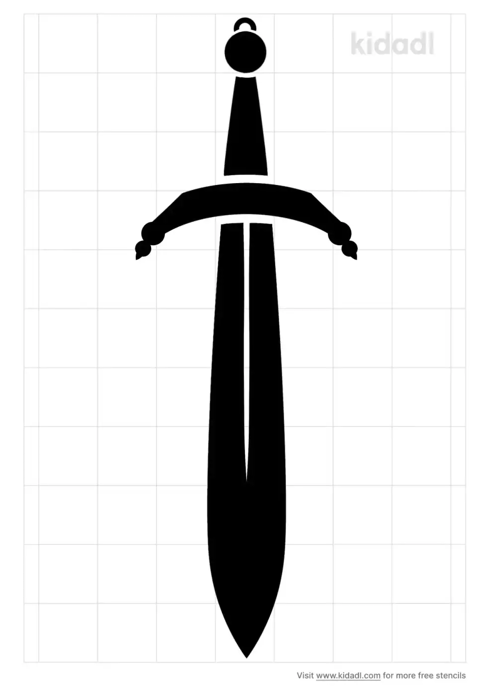 Dagger Stencil