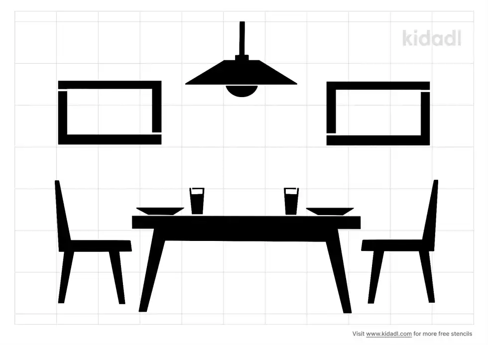 Dining Room Stencil