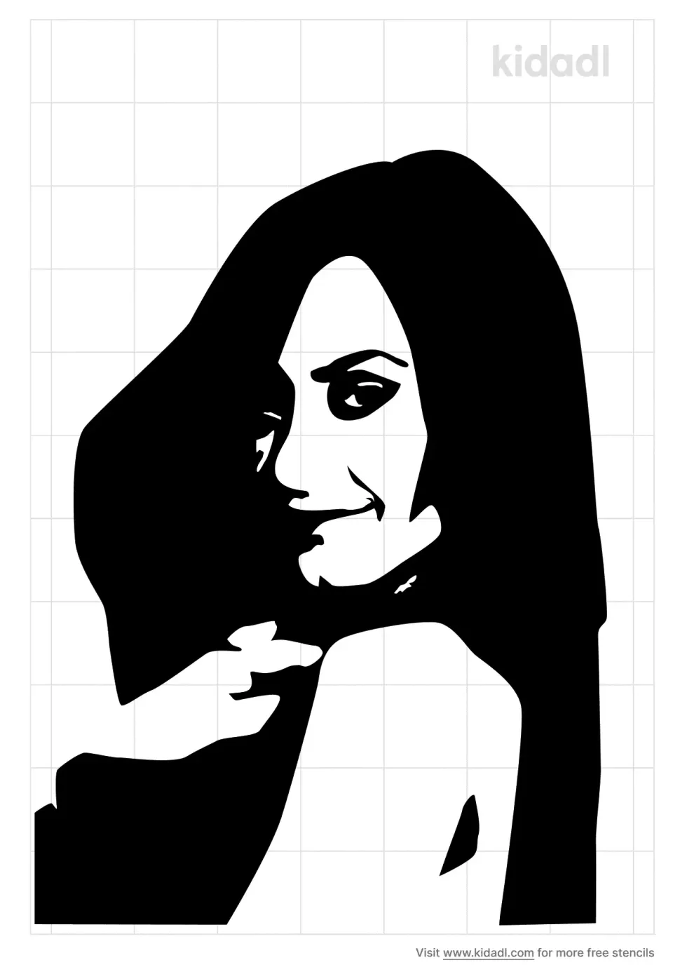 Demi Lovato Stencil