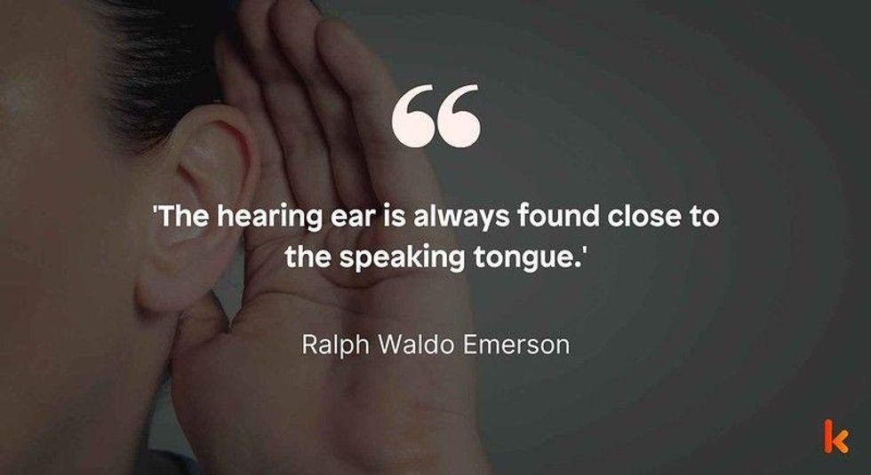 Interesting Hearing Quote by Ralph Waldo Emerson