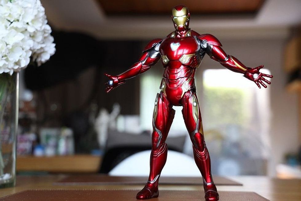 Ironman model at display.