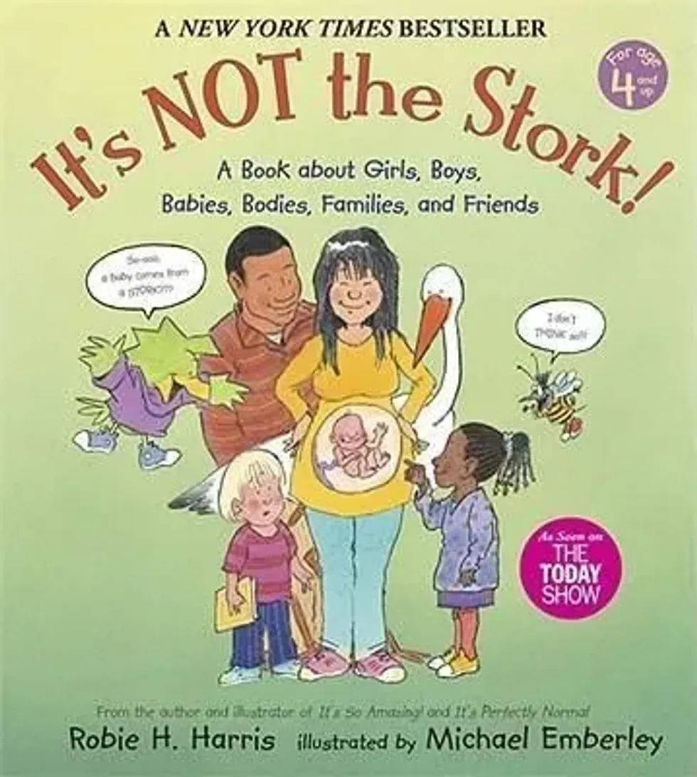 It's Not the Stork! A Book About Girls, Boys, Babies, Bodies, Families and Friends By Robie H. Harris.