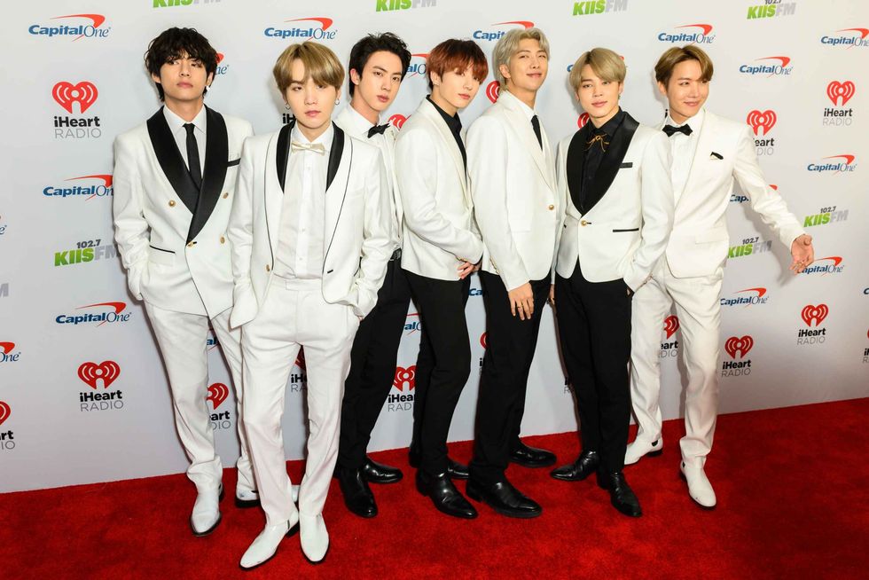 J-Hope, V, Jungkook, Jimin, Suga, Jin and RM