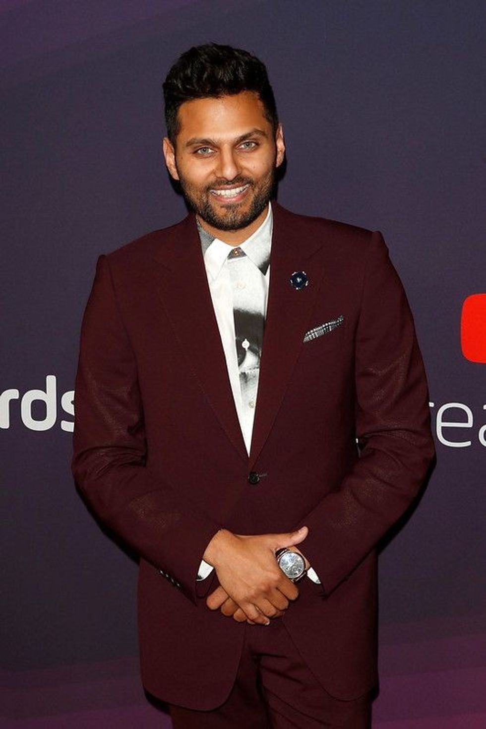 Jay Shetty posing during an event