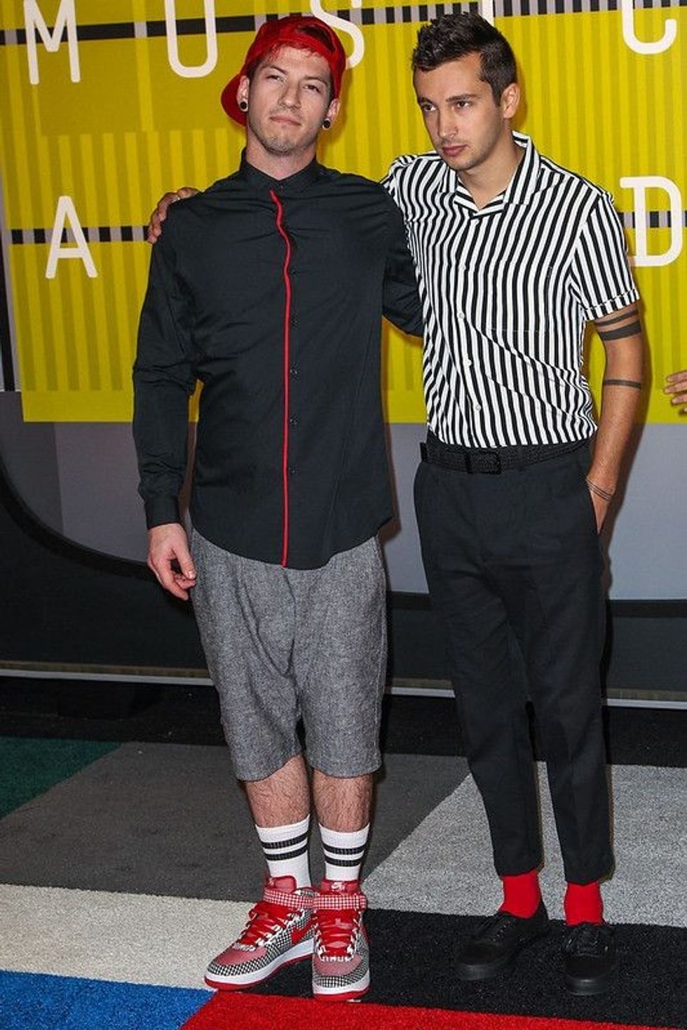 Josh Dun And Tyler Joseph at MTV music video award