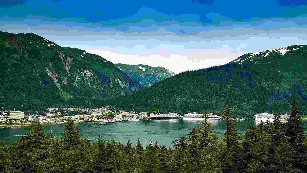 Juneau is situated in the panhandle of Alaska right between the Gulf of Alaska and British Columbia