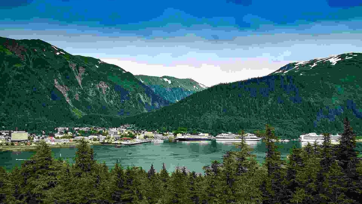 Juneau is situated in the panhandle of Alaska right between the Gulf of Alaska and British Columbia