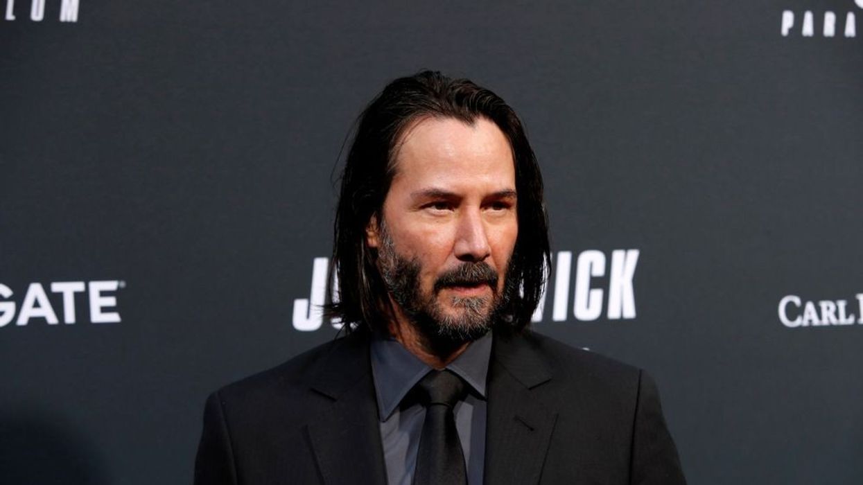 Keanu Reeves at the "John Wick Chapter 3 Parabellum" Los Angeles Premiere at the TCL Chinese Theater IMAX