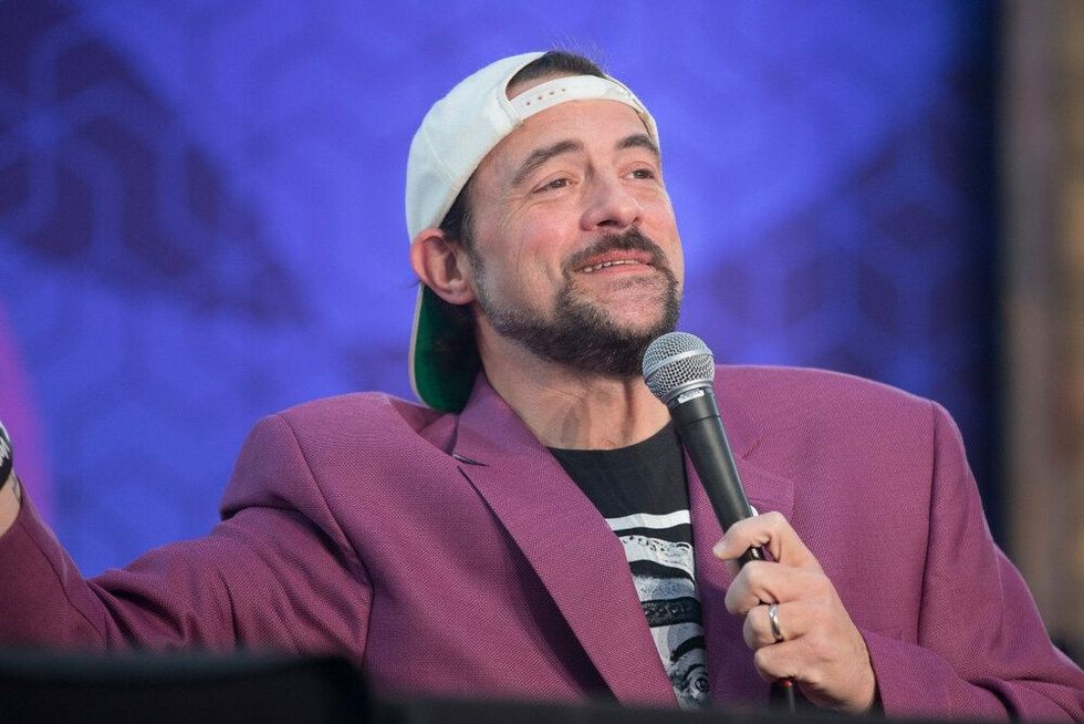 Kevin Smith performs SModcast live at The Emerald Cup