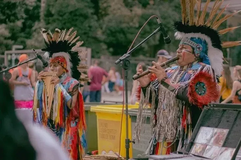 Kiowa Apache had originally invented the famous gourd dance.