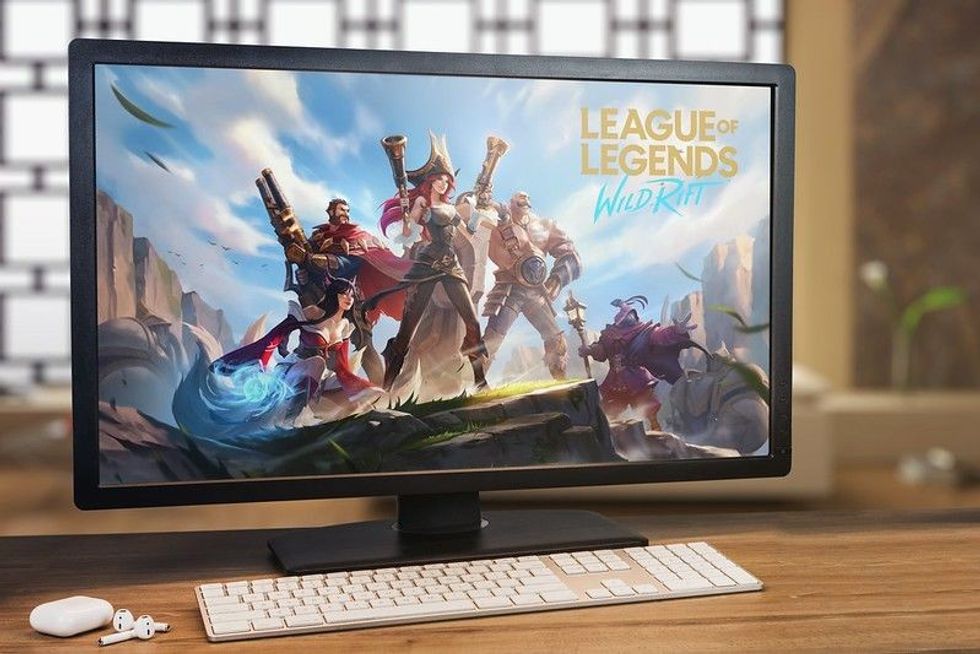 League of Legends Wild Rift game on computer screen.