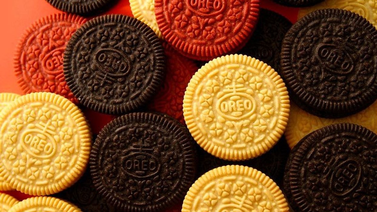 Limited Edition Golden Oreo, Red Velvet and Classic Chocolate Oreo.