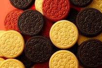 Limited Edition Golden Oreo, Red Velvet and Classic Chocolate Oreo.