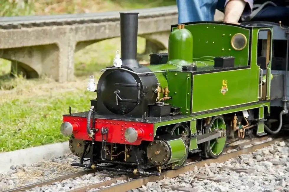 Locomotive at Brockwell Park railway