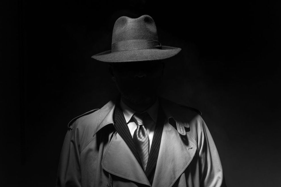 Man posing Detective