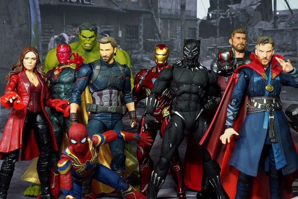Marvel Avengers team miniatures