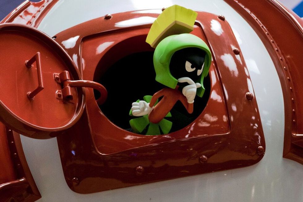 Marvin the martian rocket, Warner Brothers World Abu Dhabi