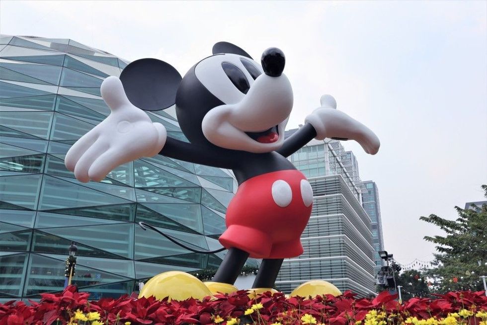 Mickey Mouse figure for Celebration of Mickey Mouse's 90th Anniversary at KING POWER Rangnam