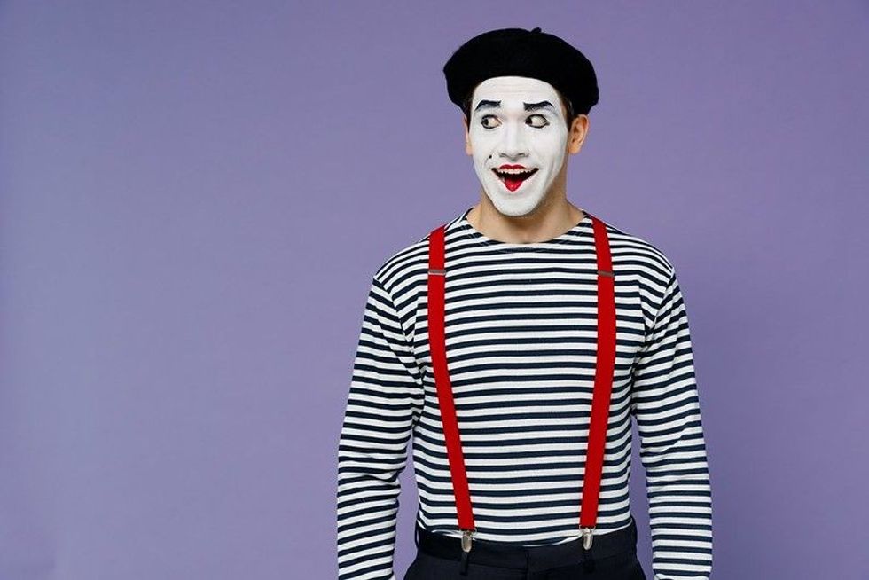 Mime happy face 
