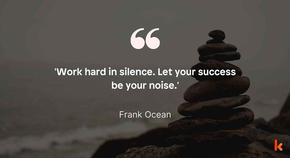 Mindfulness Quote by Frank Ocean