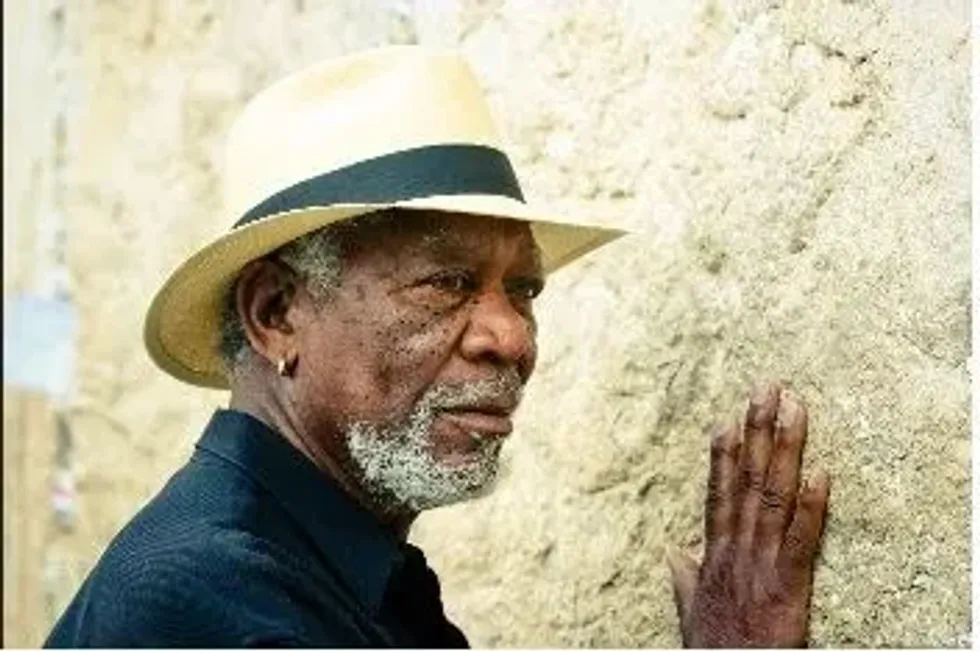 Morgan Freeman has travelled around the world for his documentary 'The Story of God'.