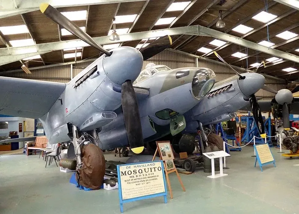 Mosquito plane at De Havilland Musuem.