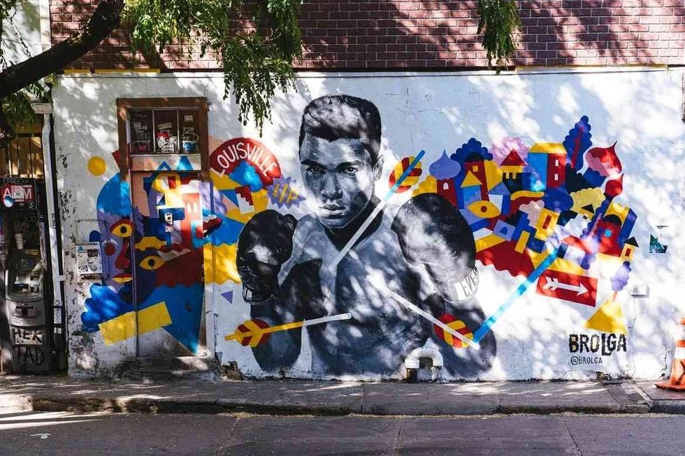 Muhammad Ali won the heavyweight championship title