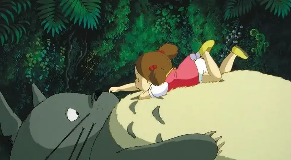 my neighbour totoro, one of the best studio ghibli films for kids