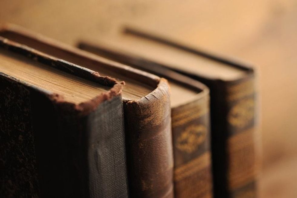 old book close up