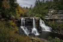 One of the Blackwater Falls facts is that the falls, together with other features of the Blackwater Falls State Park, is considered to be one of the state's most photographed spots