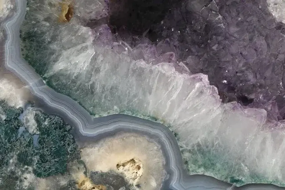 One of the most amazing Geode facts is that Iowa's state rock is the geode.
