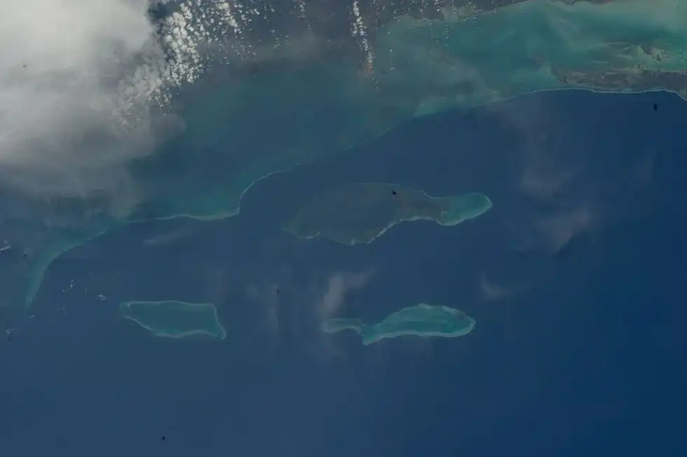 One of the most fascinating Great Blue Hole facts is that it was formed during numerous episodes of quaternary glaciation when the sea level was lower.