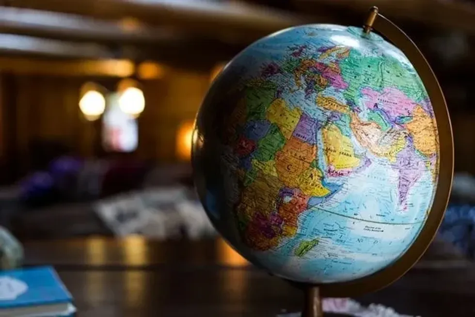 One of the most interesting geography facts is that 90% of the Earth's population resides in the Northern Hemisphere.