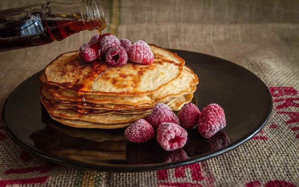 Pancakes were known to be made from honey