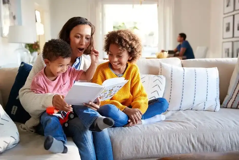 Parent reading children kids books that parents will love too