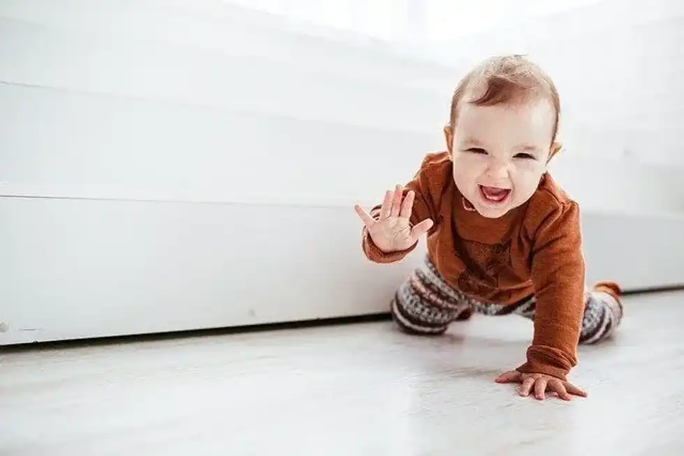 Parents, try not to worry if your baby's not crawled much yet