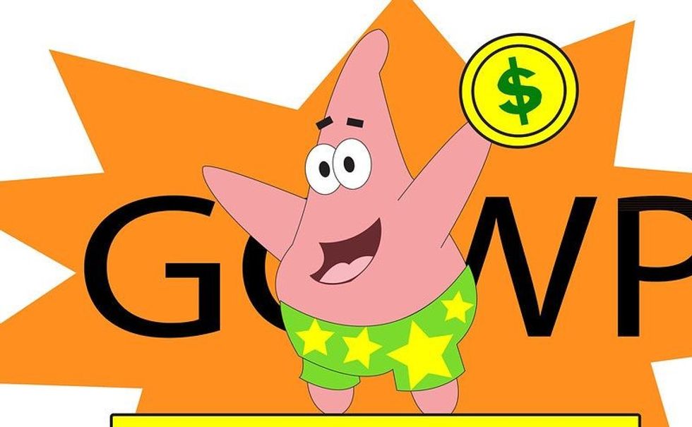 Patrick Star from spongebob