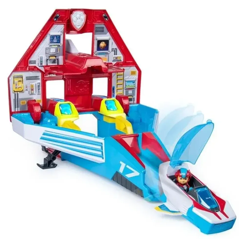 Paw Patrol Super Paws Mighty Jet Command Center.