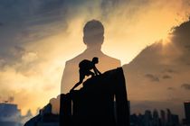 People Never giving up, strength and power.