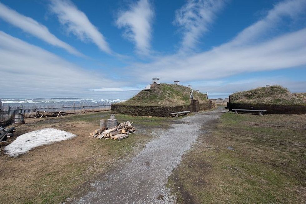 Picture of a viking village