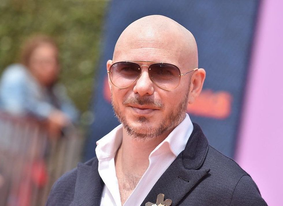 Pitbull at an event