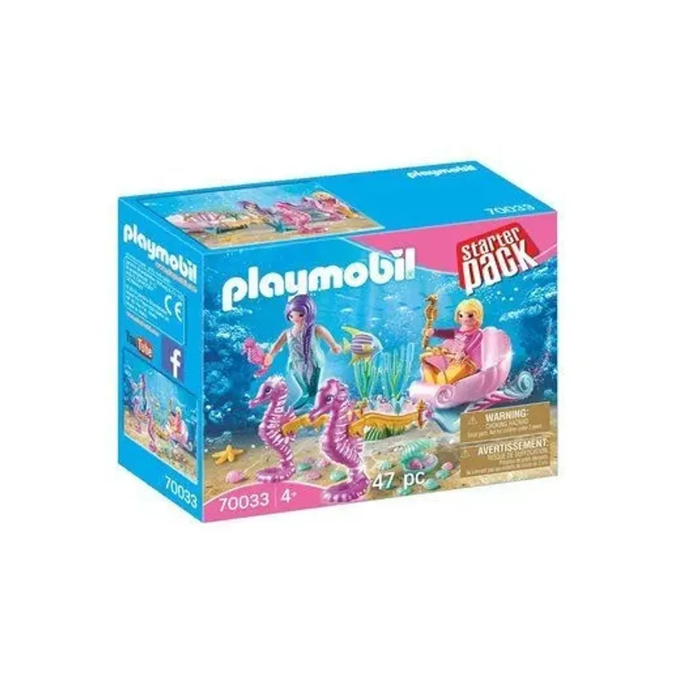 Playmobil Mermaids Seahorse Carriage Set