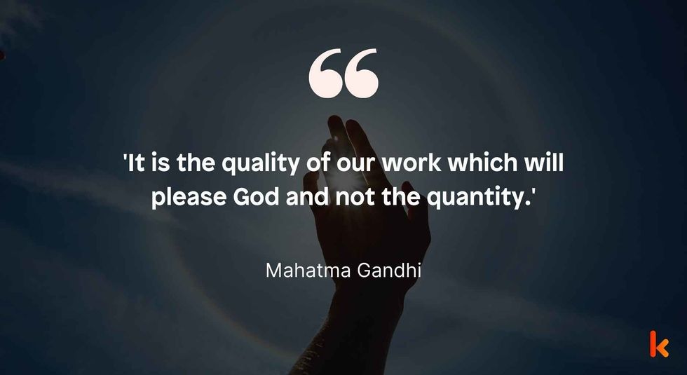 Please Quote by Mahatma Gandhi
